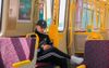 Carriage Braces For Carnage As Nautica Clad Eshay With Crackly JBL Speaker Boards Train