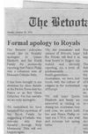 Betoota Flashback – The Advocate offends Royal Family