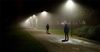 Bloke Puffs Himself Up A Bit After Seeing Another Bloke Approach In The Dark