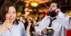Moree man performs ancient courtship display of spitting rum on potential mate