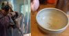Jackhammer Brought In To Remove Dried Porridge Off Bowl