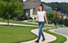 Irresponsible Woman Walks Somewhere