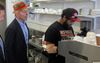 Uncle Tony X Licks His Lips While Watching Cafe Staff Prepare Him A Devon And Chip Sandwich