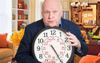 Proud Boomer Winds Wall Clock Forward Manually Just Like He Did In The Good Old Days