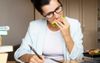 Busy Co-Worker Hoping Someone Notices Them Having Lunch At Their Desk