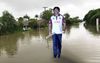 Johnathan Thurston Spotted Walking Back From Shops On 2-Metre High Flood Waters In Townsville