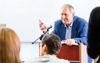 University Lecturer Loses Train Of Thought After Finally Landing A Joke
