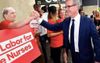 Millennial Handing Out Vote Labor Cards Lucky He Didn’t Have Job Taken By Much Smarter Asian