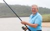 Man Holding Fishing Rod Near Body Of Water Asked For 19th Time By Passerby If They’re Biting
