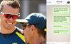 Siddle Recalled On Condition He Stops Sending Plant-Based Diet Propaganda To Team WhatsApp