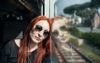 Woman Listening To Music On Train Stares Out Window Like She’s In A Lana Del Rey Video