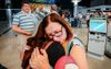 Gap Year Student’s Old Girl Absolutely Losing It At Departure Gate