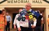 Scotty From Marketing Arrives At Scene Of Victorian Bushfires Wearing 10 Different AFL Scarves