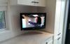 Rented Holiday Home In Medium-Sized Coastal Town Has TV Mounted In Kitchen For Some Reason