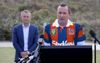 WA Premier Mark McGowan Wears Some Creepy Sleeved Gurnsey To Work Today