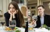 Woman Spends Entire Date Wandering What Patrons The Ceiling Light Would Fall On