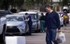 Sir Richie Snapped Entering Pop-Up COVID Testing Line From The Side