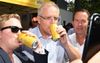 Scotty Gets A Brain Freeze After Attempting To Skull A XXXX Gold While On QLD Campaign Trail