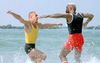 Nate Myles Joins Mark Hunt For Playful Training Montage Ahead Of Tomorrow’s Fight At Bankwest