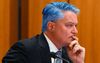 Mathias Cormann Rocks Up To OECD With Dyed Blue Hair To Match His New Views On Climate Change