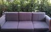 Sharehouse’s Old Indoor TV Couch Now New Outdoor Bong Couch