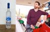 Motorist Implements New Cost Saving Measure By Topping Fuel Tank Up With Bit Of Top Shelf Vodka