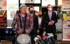 Hippy Twiggy Forrest Rolls Into Latest Greenie Press Conference With Vibrant Bongo Drum Solo
