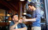 Bloke Stuck Talking to Old High School Acquaintance Gets Through Three Sips Of Beer Before Faking Bathroom Break