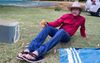Bushie Cousin Arrives At Beach In Exact Same Kit He Wears Out West Except For Waterproof Sandals