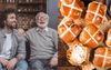 Father And Son Tag-Team Toaster Duties During Impressive Demolition Of Hot Cross Buns Family Pack