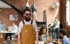 Soft Hand Man In Carhartt Overalls Gears Up For Big Day Pushing Pixels At Graphic Design Studio