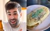 Hungover Man Impressed With Artsy Cafes Free Gift Wrapping On Bacon And Egg Roll