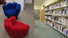 Suburban Public Library Not Complete Without Creepy Hand Chairs
