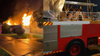 Panic And Confusion Only Increases As Hens Party Fire Truck Roars Past Burning Building