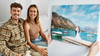 Suburban Couple Tie Living Room Together With Slightly Pixelated Wedding Photo Blown Up On A Kmart Canvas