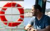 Unused Life Ring On The Ferry Sends Local Office Worker Into Heroic Daydream