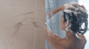 Moulting Woman Smears Hair On Bathroom Wall Like An Animal Marking Its Territory