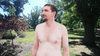 Shirtless Man On A Sunny Winters Day Has Misjudged The Vibe Of The Park
