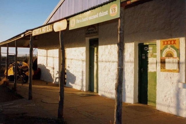The Betoota Hotel, one of the oldest buildings in town and only two streets behind our office.