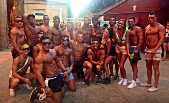 Well prepared party-goers show off their new and improved 'summer rigs'