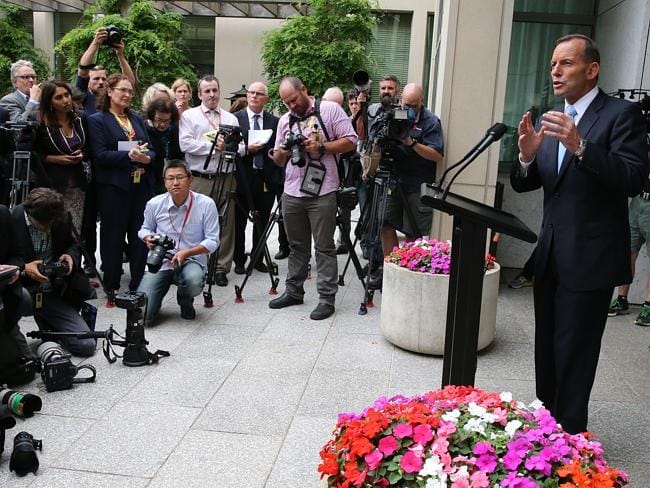 Abbott takes the time this morning to address the his comments regarding Wind Energy