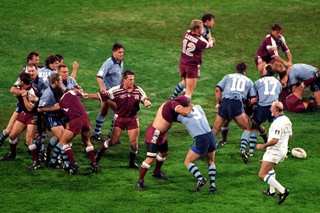 the 1995 Origin brawl, Generation X were the clear winners.