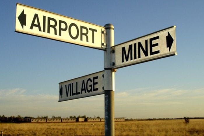 Moranbah is now not much more than an airport and mine. The "village" is slowly  disappearing.