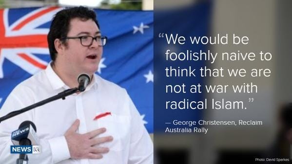 George Christensen MP, the people's champ.