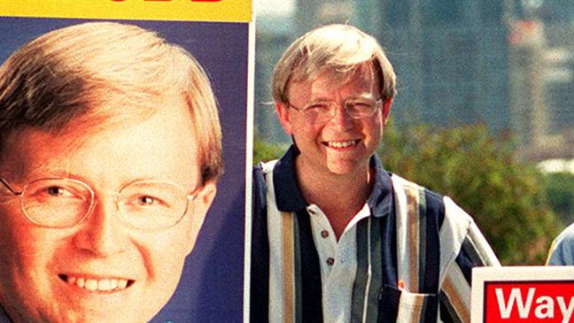 Kevin Rudd when he was a Bulimba standover man. PHOTO: Supplied.
