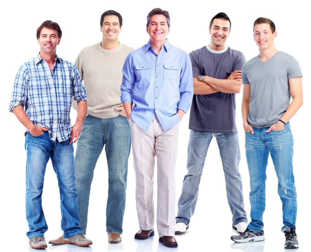 A bunch of Australian men, most likely pigs.