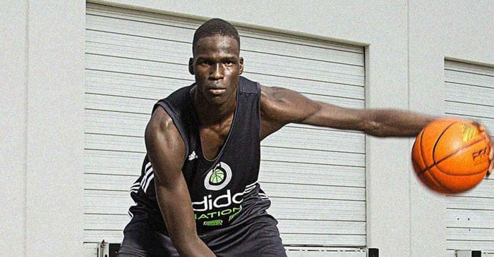 Thon Maker (18) is an Australian-Sudanese playing basketball for Canada's Athlete Institute. Despite intitially being overlooked by Australian selectors, Maker is considered a five-star recruit in North America