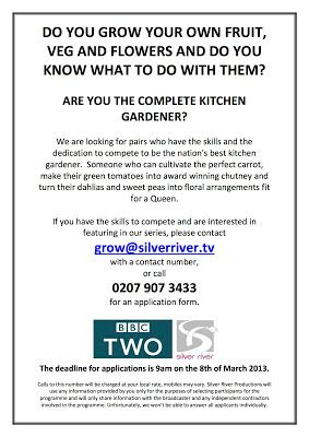 Green fingered TV opportunity...