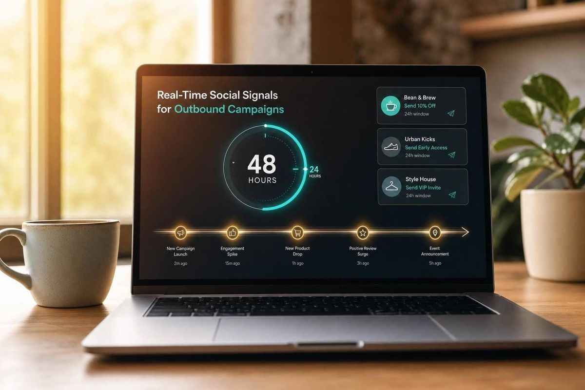 Real-Time Social Signals for Outbound Campaigns