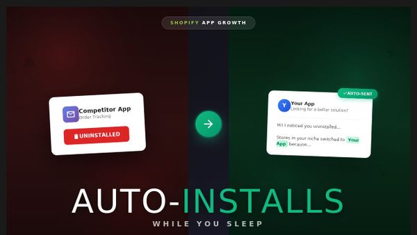 How to Get Shopify App Installs on Autopilot (While Your Competitors Do the Work)